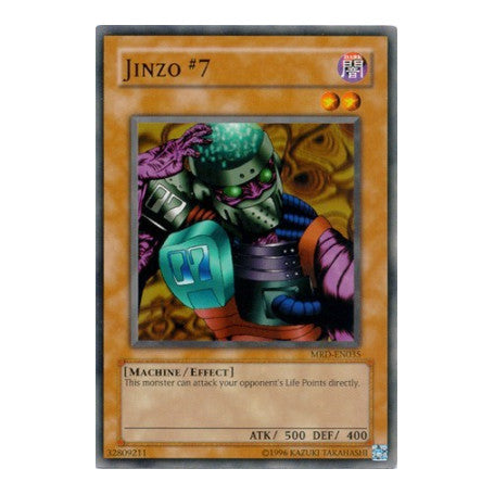 Jinzo #7 (MRD-EN) #MRD-EN035 Common (Unlimited Near Mint) Metal Raiders (Worldwide English) YuGiOh: 2004