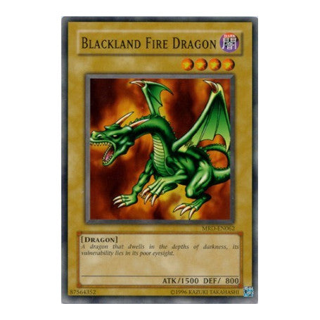 Blackland Fire Dragon (MRD-EN) #MRD-EN062 Common (Unlimited Near Mint) Metal Raiders (Worldwide English) YuGiOh: 2004