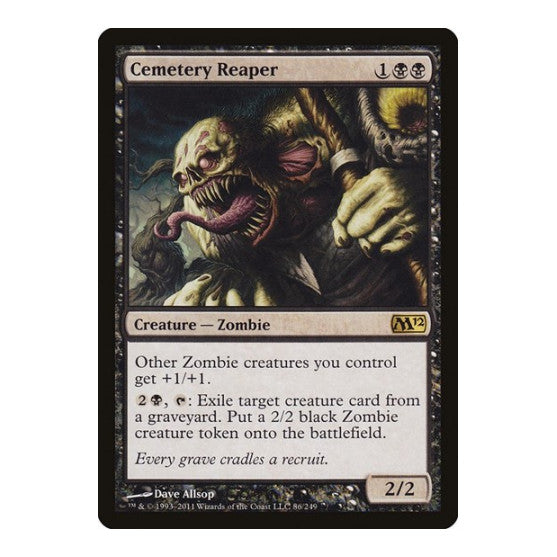 Cemetery Reaper (M12) #86 Rare Magic 2012 (M12) Magic: The Gathering: 2011