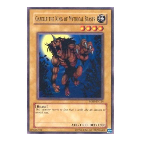 Gazelle the King of Mythical Beasts (MRD-EN) #MRD-EN124 Common (Unlimited Near Mint) Metal Raiders (Worldwide English) YuGiOh: 2004