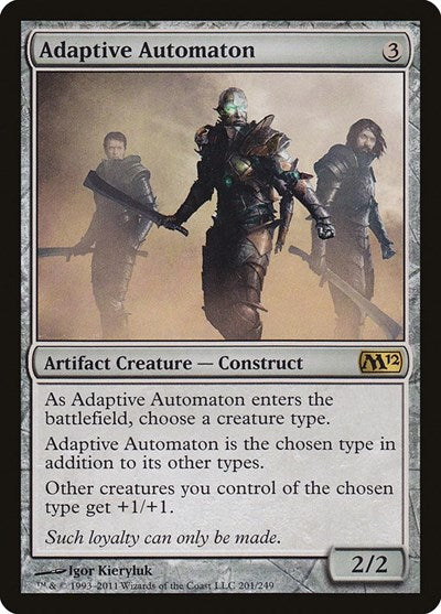 Adaptive Automaton (M12) #201 Rare Magic 2012 (M12) Magic: The Gathering: 2011