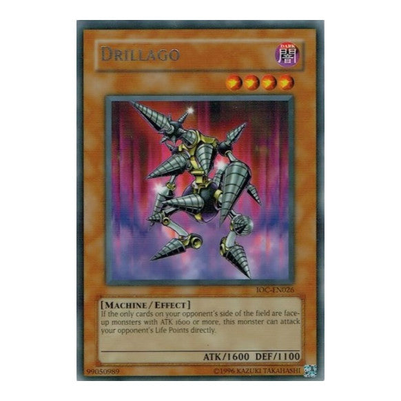 Drillago (IOC-EN) #IOC-EN026 Rare (Unlimited Near Mint) Invasion of Chaos (Worldwide English) YuGiOh: 2007