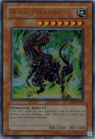 Black Tyranno (IOC-EN) #IOC-EN075 Ultra Rare (Unlimited Near Mint) Invasion of Chaos (Worldwide English) YuGiOh: 2007
