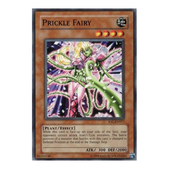 Prickle Fairy (IOC-EN) #IOC-EN077 Common (Unlimited Near Mint) Invasion of Chaos (Worldwide English) YuGiOh: 2007