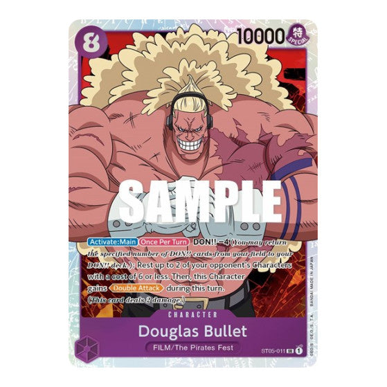 Douglas Bullet (ST-05) #ST05-011 Super Rare (Foil Lightly Played) ST-05: Starter Deck 5 Film Edition One Piece Card Game: 2023