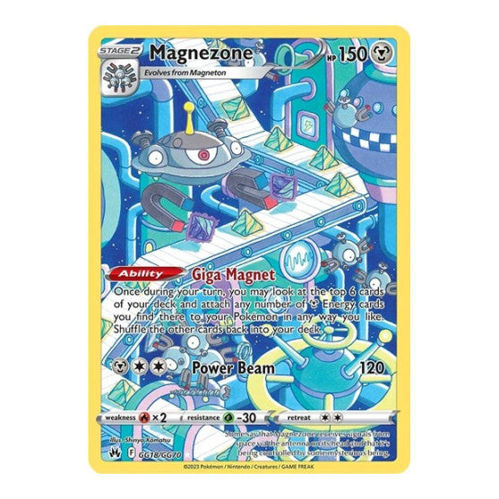 Magnezone (CRZ:GG) #GG18/GG70 Ultra Rare (Holofoil Near Mint) SWSH: Crown Zenith: Galarian Gallery Pokemon: 2023