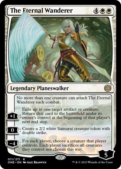 The Eternal Wanderer (ONE) #11 Rare (Lightly Played) Phyrexia: All Will Be One Magic: The Gathering: 2023