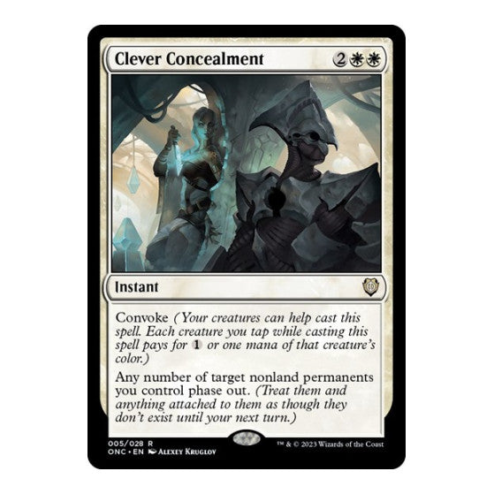 Clever Concealment (ONC) #5 Rare (Lightly Played) Commander: Phyrexia: All Will Be One Magic: The Gathering: 2023