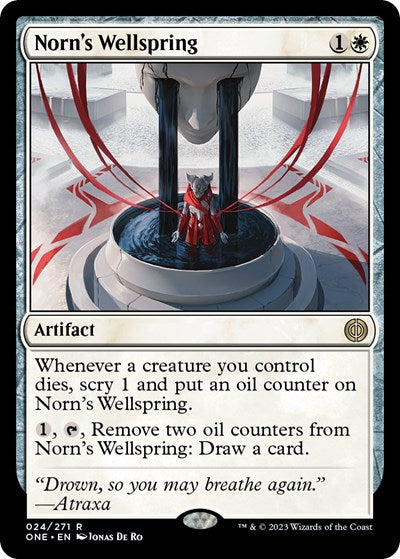 Norns Wellspring (ONE) #24 Rare Phyrexia: All Will Be One Magic: The Gathering: 2023