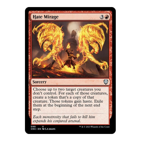 Hate Mirage (ONC) #99 Uncommon (Lightly Played) Commander: Phyrexia: All Will Be One Magic: The Gathering: 2023