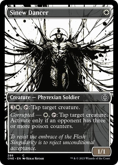 2023 Magic: Phyrexia: All Will Be One (ONE) - Sinew Dancer Showcase (#286, Common)