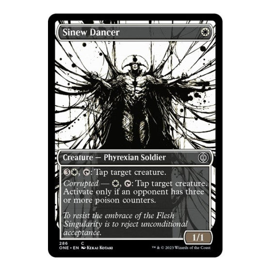 Sinew Dancer Showcase (ONE) #286 Common Phyrexia: All Will Be One Magic: The Gathering: 2023