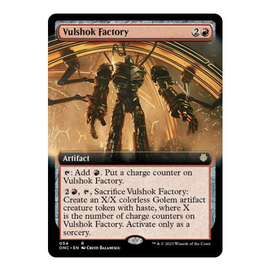 Vulshok Factory Extended Art (ONC) #54 Rare Commander: Phyrexia: All Will Be One Magic: The Gathering: 2023