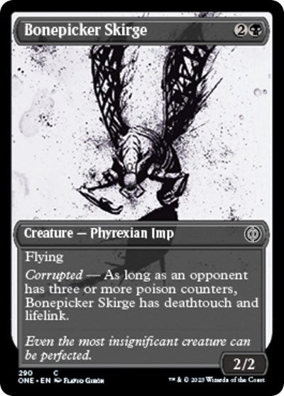 2023 Magic: Phyrexia: All Will Be One (ONE) - Bonepicker Skirge Showcase (#290, Common)