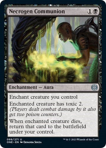 Necrogen Communion (ONE) #99 Uncommon Phyrexia: All Will Be One Magic: The Gathering: 2023