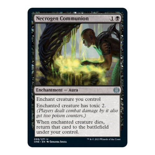 Necrogen Communion (ONE) #99 Uncommon Phyrexia: All Will Be One Magic: The Gathering: 2023