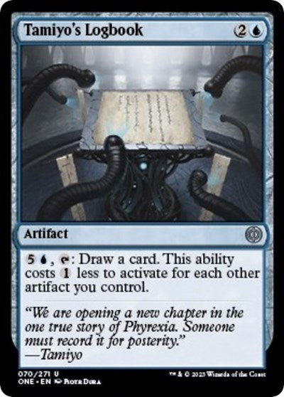 Tamiyos Logbook (ONE) #70 Uncommon Phyrexia: All Will Be One Magic: The Gathering: 2023