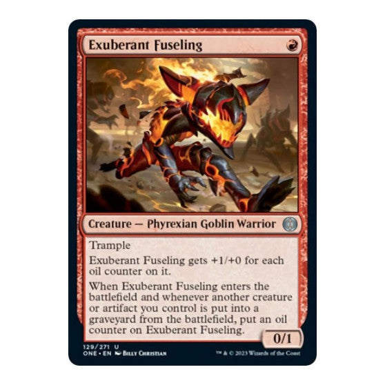 Exuberant Fuseling (ONE) #129 Uncommon Phyrexia: All Will Be One Magic: The Gathering: 2023