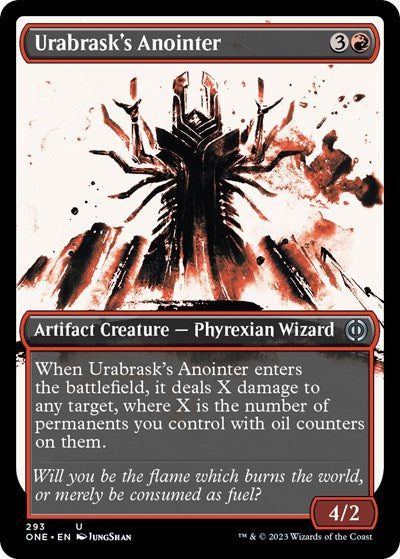 Urabrasks Anointer Showcase (ONE) #293 Uncommon (Lightly Played) Phyrexia: All Will Be One Magic: The Gathering: 2023
