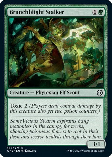 Branchblight Stalker (ONE) #160 Common Phyrexia: All Will Be One Magic: The Gathering: 2023