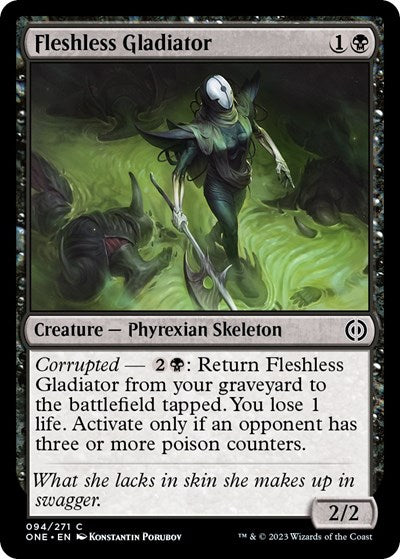 2023 Magic: Phyrexia: All Will Be One (ONE) - Fleshless Gladiator (#94, Common) (Lightly Played)