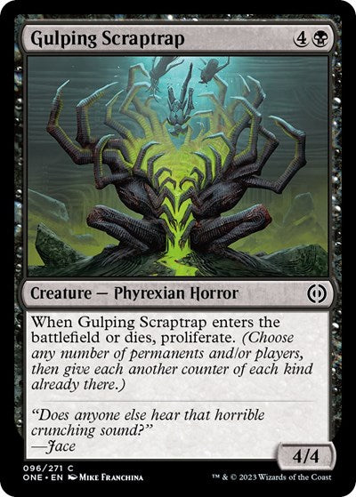 Gulping Scraptrap (ONE) #96 Common Phyrexia: All Will Be One Magic: The Gathering: 2023