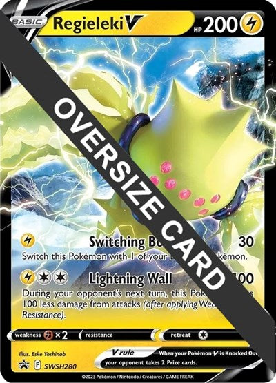 Regieleki V SWSH280 (PR) #SWSH280 Promo Jumbo Cards Pokemon: 2015
