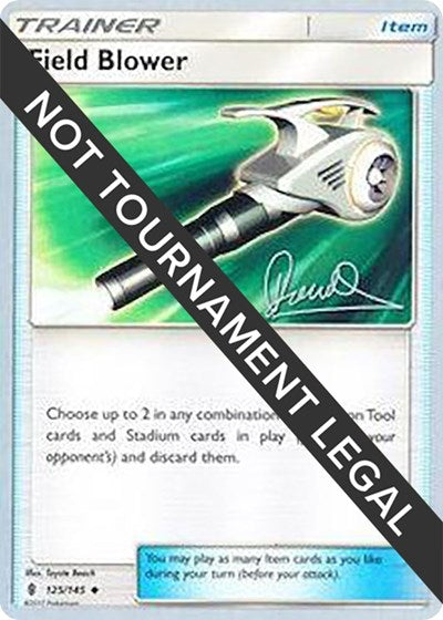Field Blower - 2017 (Diego Cassiraga) (WCD) #125/145 Uncommon (Near Mint) World Championship Decks Pokemon: 2018