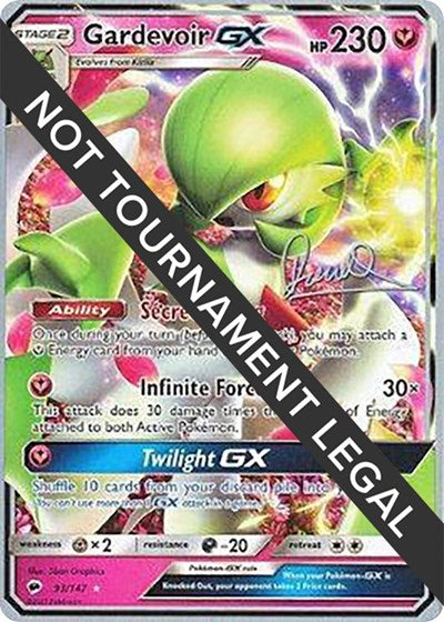 Gardevoir GX - 2017 (Diego Cassiraga) (WCD) #93/147 Ultra Rare (Near Mint) World Championship Decks Pokemon: 2018