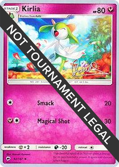 Kirlia - 2017 (Diego Cassiraga) (WCD) #92/147 Uncommon (Near Mint) World Championship Decks Pokemon: 2018
