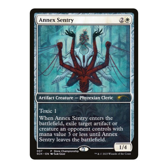 Annex Sentry (GAME) #7 Promo (Lightly Played) Game Day & Store Championship Promos Magic: The Gathering: 2026