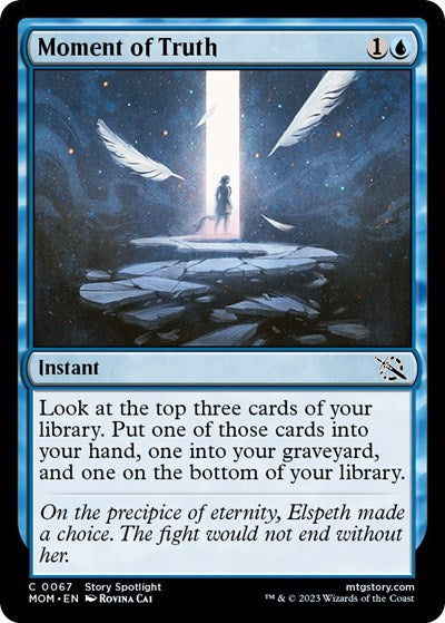 Moment of Truth (MOM) #67 Common (Lightly Played) March of the Machine Magic: The Gathering: 2023