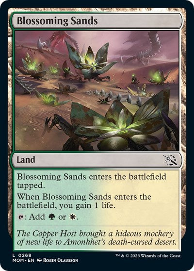 Blossoming Sands (MOM) #268 Common (Lightly Played) March of the Machine Magic: The Gathering: 2023