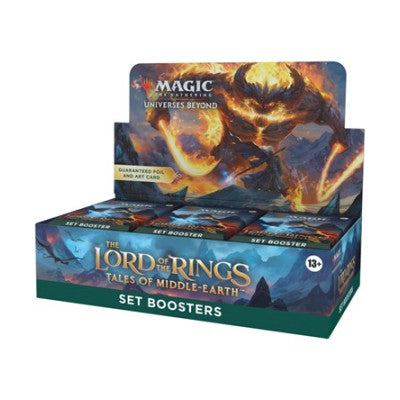 Universes Beyond: The Lord of the Rings: Tales of Middle-earth - Set Booster Box (LTR) (Unopened) Universes Beyond: The Lord of the Rings: Tales of Middle-earth Magic: The Gathering: 2023