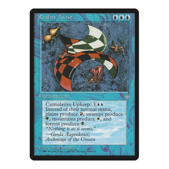Reality Twist (ICE) #94 Rare (Lightly Played) Ice Age Magic: The Gathering: 1995