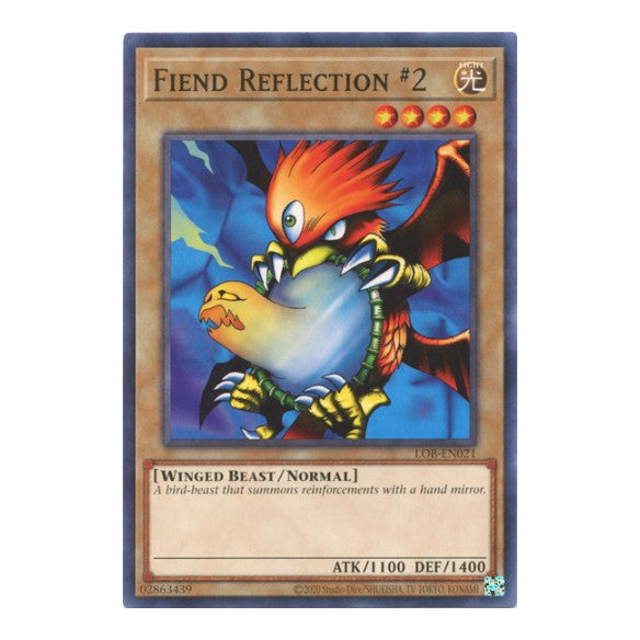 Fiend Reflection #2 (LOB-EN) #LOB-EN021 Common (Unlimited Damaged) Legend of Blue Eyes White Dragon (25th Anniversary Edition) YuGiOh: 2023