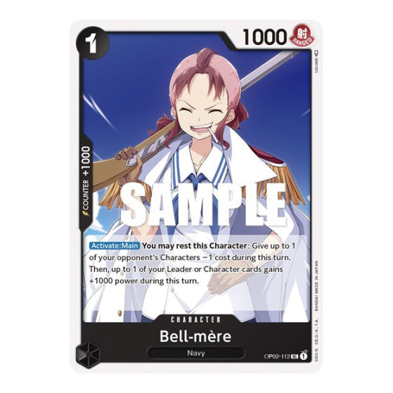 Bell-mere (OP02) #OP02-112 Uncommon (Near Mint) Paramount War One Piece Card Game: 2023