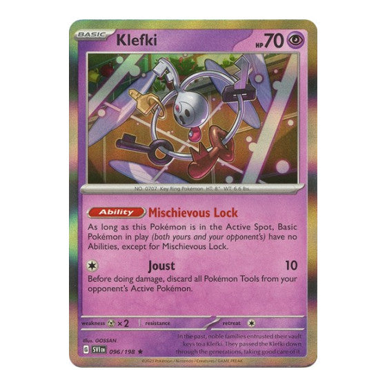 Klefki (SVI) #096/198 Rare (Holofoil Near Mint) SV01: Scarlet & Violet Base Set Pokemon: 2023