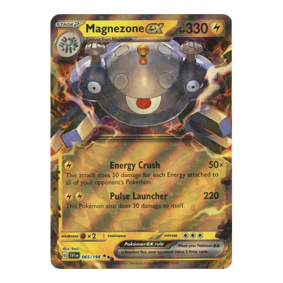 Magnezone ex 065 198 (SVI) #065/198 Double Rare (Holofoil Near Mint) SV01: Scarlet & Violet Base Set Pokemon: 2023