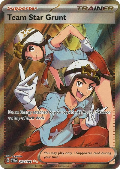 Team Star Grunt 242 198 (SVI) #242/198 Ultra Rare (Holofoil Lightly Played) SV01: Scarlet & Violet Base Set Pokemon: 2023