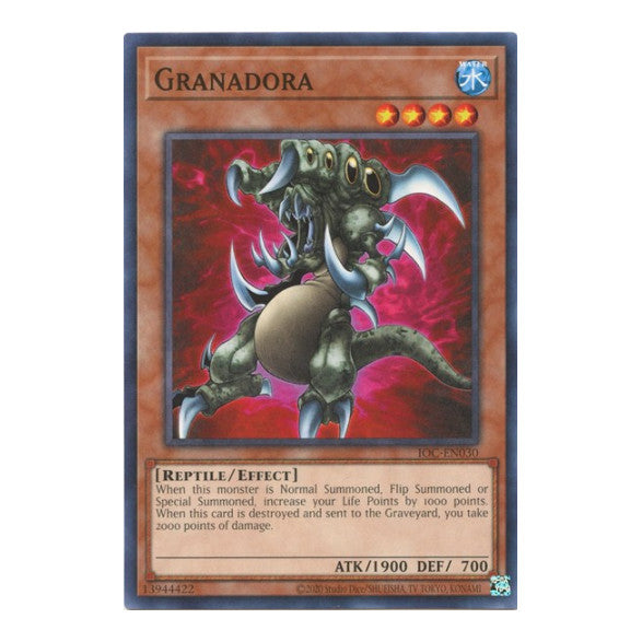 Granadora (IOC-EN) #IOC-EN030 Common (Unlimited Near Mint) Invasion of Chaos (25th Anniversary Edition) YuGiOh: 2023