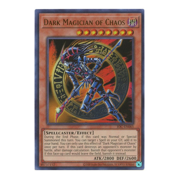 Dark Magician of Chaos (IOC-EN) #IOC-EN065 Ultra Rare (Unlimited Near Mint) Invasion of Chaos (25th Anniversary Edition) YuGiOh: 2023