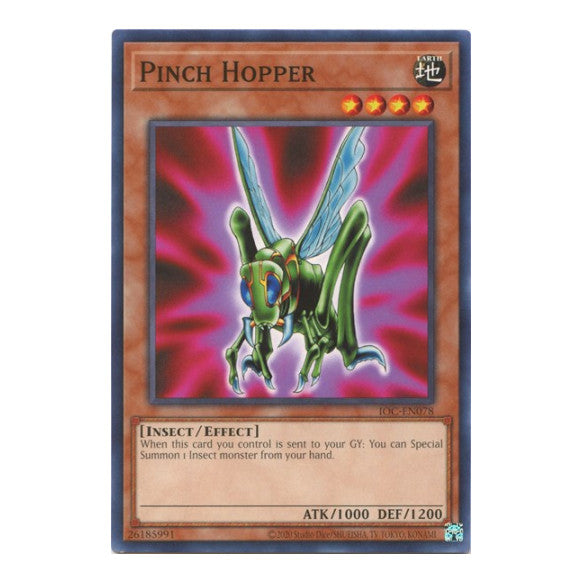 Pinch Hopper (IOC-EN) #IOC-EN078 Common (Unlimited Near Mint) Invasion of Chaos (25th Anniversary Edition) YuGiOh: 2023