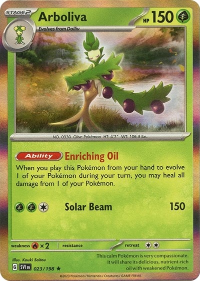 Arboliva (SVI) #023/198 Rare (Holofoil Lightly Played) SV01: Scarlet & Violet Base Set Pokemon: 2023