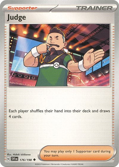Judge (SVI) #176/198 Uncommon (Near Mint) SV01: Scarlet & Violet Base Set Pokemon: 2023