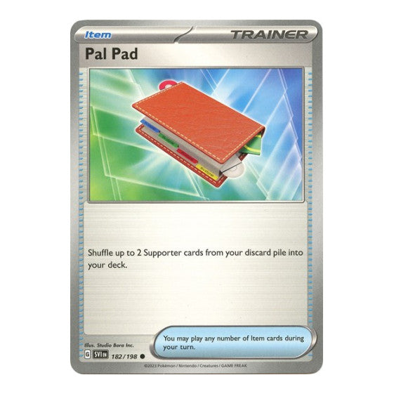 Pal Pad (SVI) #182/198 Common (Reverse Holofoil Near Mint) SV01: Scarlet & Violet Base Set Pokemon: 2023