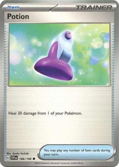 Potion (SVI) #188/198 Common (Moderately Played) SV01: Scarlet & Violet Base Set Pokemon: 2023