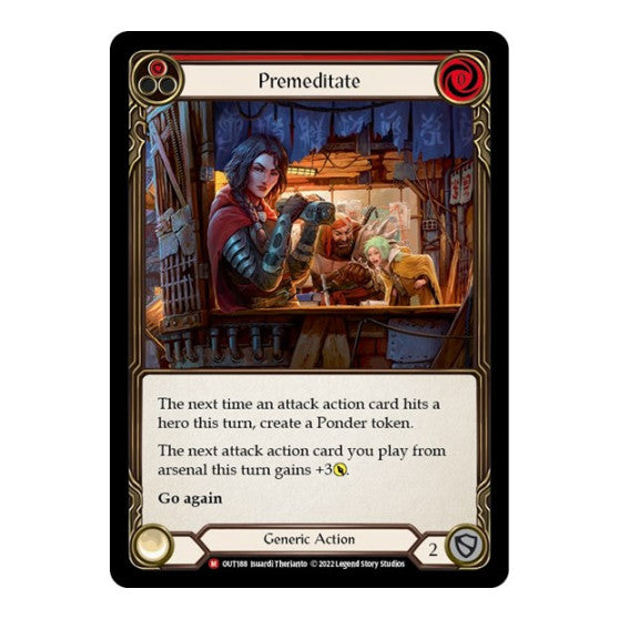 Premeditate (OUT) #OUT188 Majestic Outsiders Flesh and Blood TCG: 2023