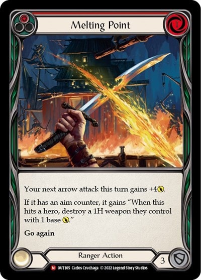 Melting Point (OUT) #OUT105 Majestic (Lightly Played) Outsiders Flesh and Blood TCG: 2023