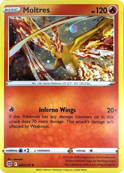 Moltres (Cosmos Holo) (MCAP) #021/172 Promo (Holofoil Near Mint) Miscellaneous Cards & Products Pokemon: 2026